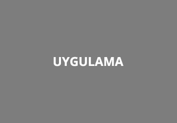 Uygulama Alan